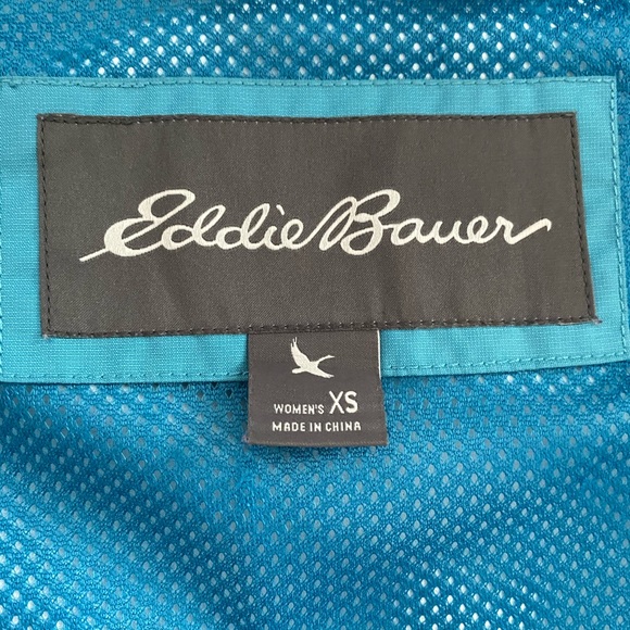 Blue Eddie Bauer Rain Jacket - Picture 2 of 5